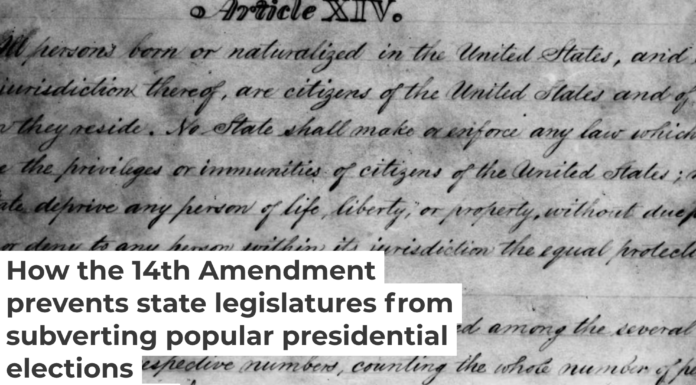 The text of the 14th Amendment was ratified in 1868. Hulton Archive via Getty Images